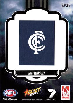 2013 Select AFL Champions - Silver Parallel #SP36 Marc Murphy Back